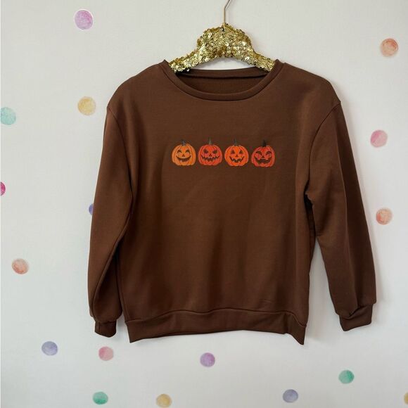 SHEIN Pumpkin Sweatshirt - Picture 1 of 4